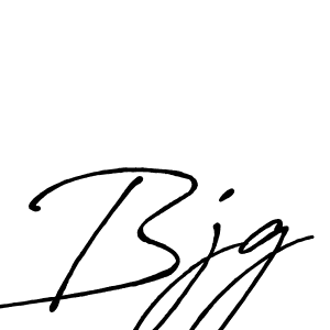 Also we have Bjg name is the best signature style. Create professional handwritten signature collection using Antro_Vectra_Bolder autograph style. Bjg signature style 7 images and pictures png