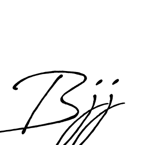 Create a beautiful signature design for name Bjj. With this signature (Antro_Vectra_Bolder) fonts, you can make a handwritten signature for free. Bjj signature style 7 images and pictures png