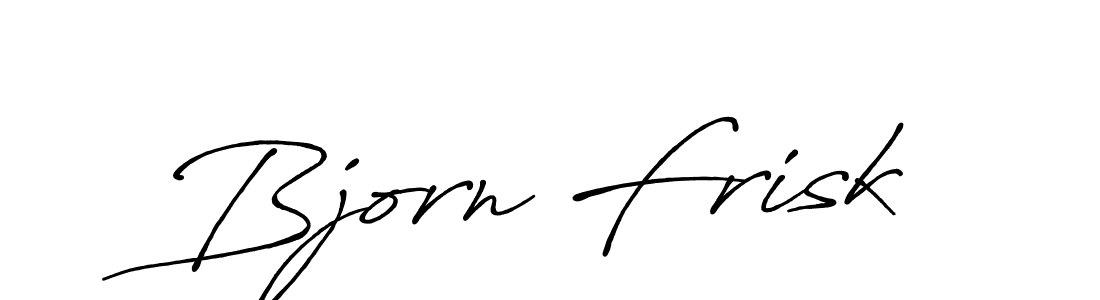 How to make Bjorn Frisk signature? Antro_Vectra_Bolder is a professional autograph style. Create handwritten signature for Bjorn Frisk name. Bjorn Frisk signature style 7 images and pictures png