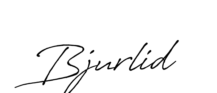 You should practise on your own different ways (Antro_Vectra_Bolder) to write your name (Bjurlid) in signature. don't let someone else do it for you. Bjurlid signature style 7 images and pictures png