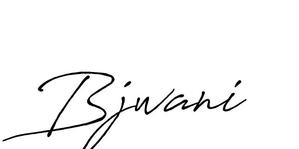 Make a beautiful signature design for name Bjwani. Use this online signature maker to create a handwritten signature for free. Bjwani signature style 7 images and pictures png