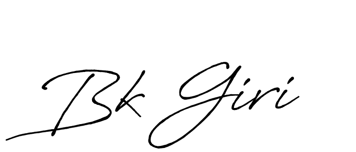 Once you've used our free online signature maker to create your best signature Antro_Vectra_Bolder style, it's time to enjoy all of the benefits that Bk Giri name signing documents. Bk Giri signature style 7 images and pictures png