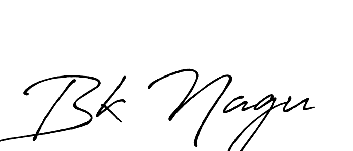 Design your own signature with our free online signature maker. With this signature software, you can create a handwritten (Antro_Vectra_Bolder) signature for name Bk Nagu. Bk Nagu signature style 7 images and pictures png