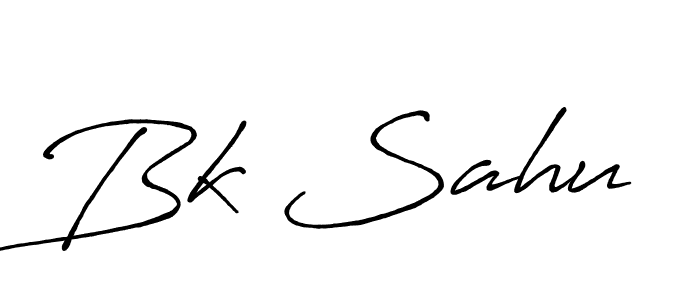 Also You can easily find your signature by using the search form. We will create Bk Sahu name handwritten signature images for you free of cost using Antro_Vectra_Bolder sign style. Bk Sahu signature style 7 images and pictures png