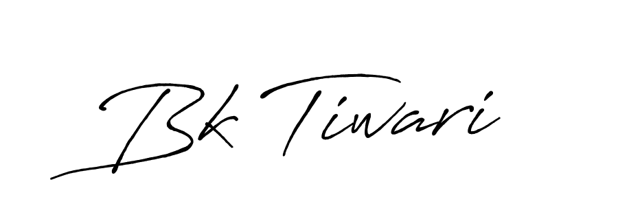 Design your own signature with our free online signature maker. With this signature software, you can create a handwritten (Antro_Vectra_Bolder) signature for name Bk Tiwari. Bk Tiwari signature style 7 images and pictures png