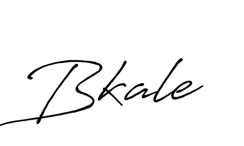 The best way (Antro_Vectra_Bolder) to make a short signature is to pick only two or three words in your name. The name Bkale include a total of six letters. For converting this name. Bkale signature style 7 images and pictures png