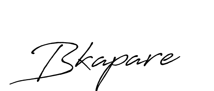 Make a beautiful signature design for name Bkapare. With this signature (Antro_Vectra_Bolder) style, you can create a handwritten signature for free. Bkapare signature style 7 images and pictures png