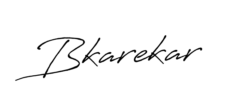 Antro_Vectra_Bolder is a professional signature style that is perfect for those who want to add a touch of class to their signature. It is also a great choice for those who want to make their signature more unique. Get Bkarekar name to fancy signature for free. Bkarekar signature style 7 images and pictures png