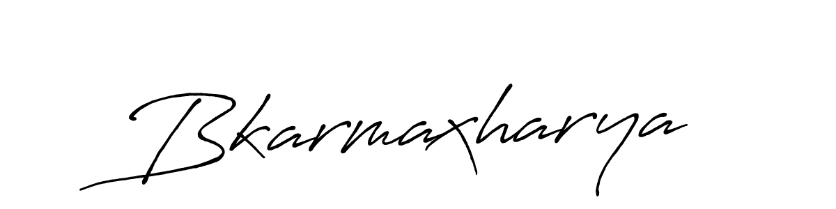 Bkarmaxharya stylish signature style. Best Handwritten Sign (Antro_Vectra_Bolder) for my name. Handwritten Signature Collection Ideas for my name Bkarmaxharya. Bkarmaxharya signature style 7 images and pictures png