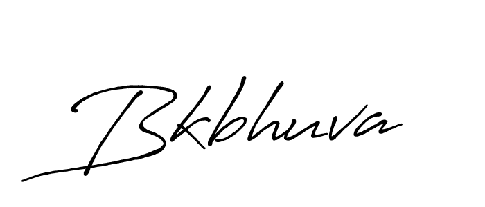 Use a signature maker to create a handwritten signature online. With this signature software, you can design (Antro_Vectra_Bolder) your own signature for name Bkbhuva. Bkbhuva signature style 7 images and pictures png