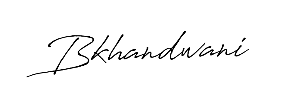 How to make Bkhandwani name signature. Use Antro_Vectra_Bolder style for creating short signs online. This is the latest handwritten sign. Bkhandwani signature style 7 images and pictures png