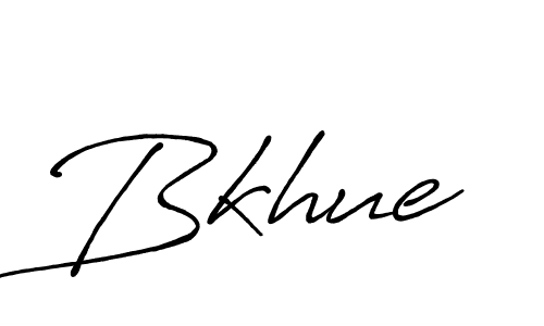 Use a signature maker to create a handwritten signature online. With this signature software, you can design (Antro_Vectra_Bolder) your own signature for name Bkhue. Bkhue signature style 7 images and pictures png