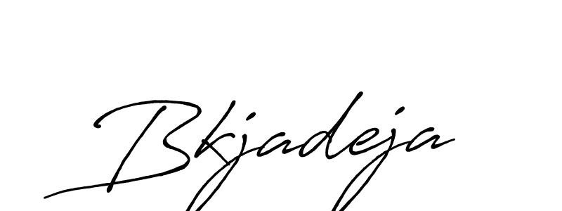 The best way (Antro_Vectra_Bolder) to make a short signature is to pick only two or three words in your name. The name Bkjadeja include a total of six letters. For converting this name. Bkjadeja signature style 7 images and pictures png