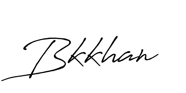 Also we have Bkkhan name is the best signature style. Create professional handwritten signature collection using Antro_Vectra_Bolder autograph style. Bkkhan signature style 7 images and pictures png