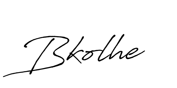 Bkolhe stylish signature style. Best Handwritten Sign (Antro_Vectra_Bolder) for my name. Handwritten Signature Collection Ideas for my name Bkolhe. Bkolhe signature style 7 images and pictures png