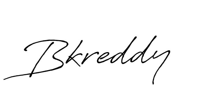 Create a beautiful signature design for name Bkreddy. With this signature (Antro_Vectra_Bolder) fonts, you can make a handwritten signature for free. Bkreddy signature style 7 images and pictures png