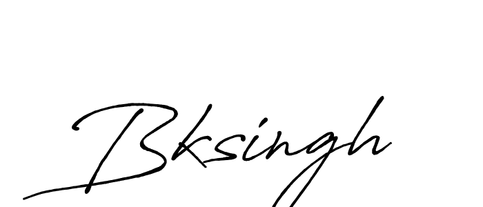 Use a signature maker to create a handwritten signature online. With this signature software, you can design (Antro_Vectra_Bolder) your own signature for name Bksingh. Bksingh signature style 7 images and pictures png