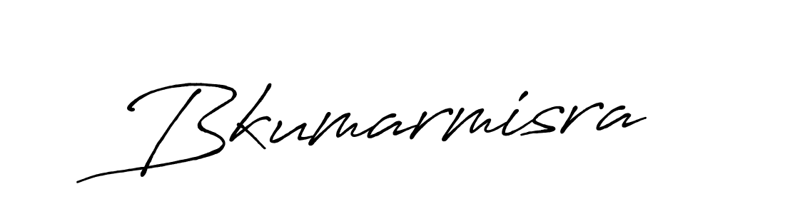 Use a signature maker to create a handwritten signature online. With this signature software, you can design (Antro_Vectra_Bolder) your own signature for name Bkumarmisra. Bkumarmisra signature style 7 images and pictures png
