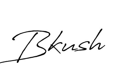 You should practise on your own different ways (Antro_Vectra_Bolder) to write your name (Bkush) in signature. don't let someone else do it for you. Bkush signature style 7 images and pictures png