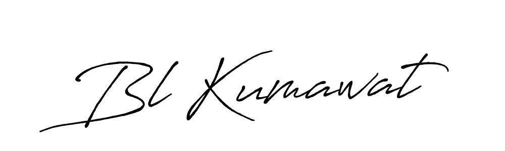 Make a beautiful signature design for name Bl Kumawat. Use this online signature maker to create a handwritten signature for free. Bl Kumawat signature style 7 images and pictures png