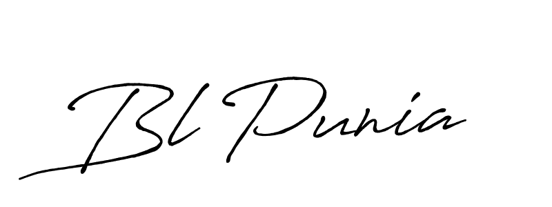 It looks lik you need a new signature style for name Bl Punia. Design unique handwritten (Antro_Vectra_Bolder) signature with our free signature maker in just a few clicks. Bl Punia signature style 7 images and pictures png