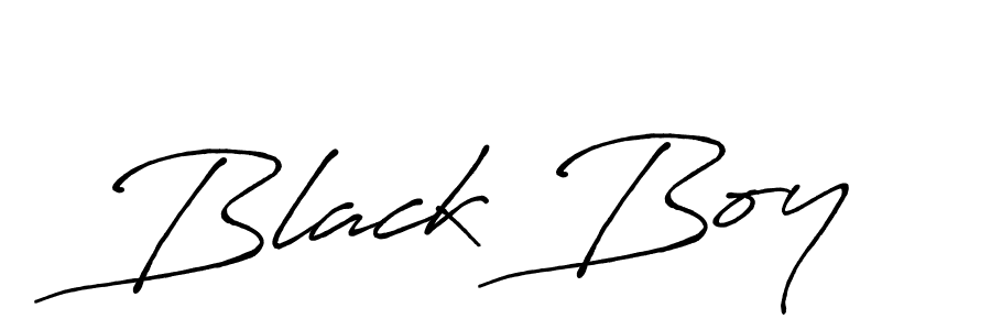 Black Boy stylish signature style. Best Handwritten Sign (Antro_Vectra_Bolder) for my name. Handwritten Signature Collection Ideas for my name Black Boy. Black Boy signature style 7 images and pictures png