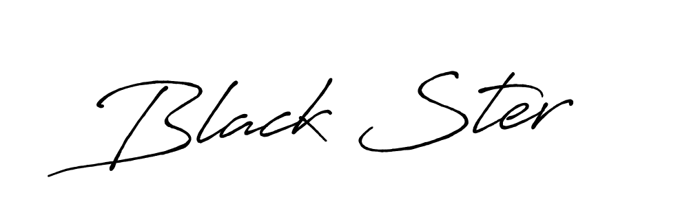 Also You can easily find your signature by using the search form. We will create Black Ster name handwritten signature images for you free of cost using Antro_Vectra_Bolder sign style. Black Ster signature style 7 images and pictures png