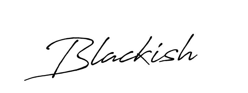 Antro_Vectra_Bolder is a professional signature style that is perfect for those who want to add a touch of class to their signature. It is also a great choice for those who want to make their signature more unique. Get Blackish name to fancy signature for free. Blackish signature style 7 images and pictures png