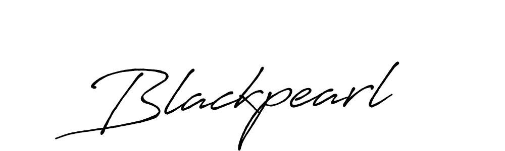 Create a beautiful signature design for name Blackpearl. With this signature (Antro_Vectra_Bolder) fonts, you can make a handwritten signature for free. Blackpearl signature style 7 images and pictures png