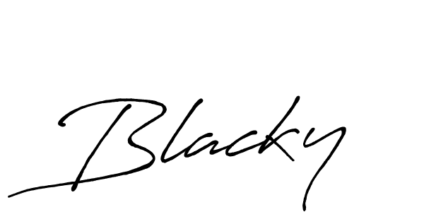Also we have Blacky name is the best signature style. Create professional handwritten signature collection using Antro_Vectra_Bolder autograph style. Blacky signature style 7 images and pictures png