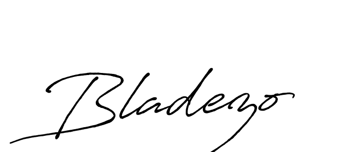 How to make Bladezo signature? Antro_Vectra_Bolder is a professional autograph style. Create handwritten signature for Bladezo name. Bladezo signature style 7 images and pictures png