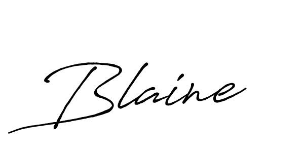Blaine stylish signature style. Best Handwritten Sign (Antro_Vectra_Bolder) for my name. Handwritten Signature Collection Ideas for my name Blaine. Blaine signature style 7 images and pictures png