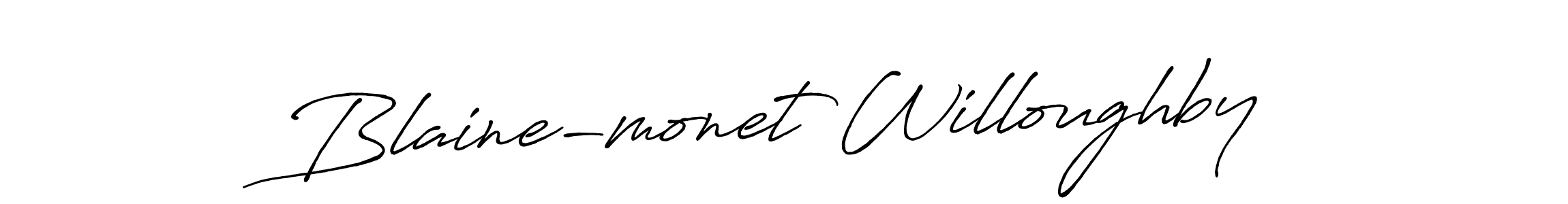 Also You can easily find your signature by using the search form. We will create Blaine-monet Willoughby name handwritten signature images for you free of cost using Antro_Vectra_Bolder sign style. Blaine-monet Willoughby signature style 7 images and pictures png