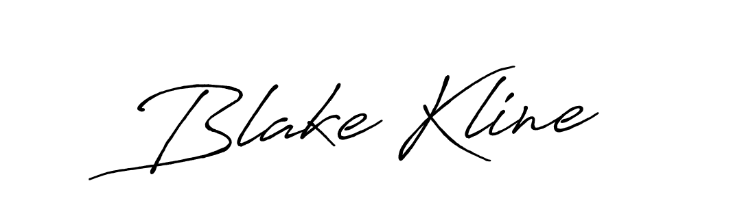 Design your own signature with our free online signature maker. With this signature software, you can create a handwritten (Antro_Vectra_Bolder) signature for name Blake Kline. Blake Kline signature style 7 images and pictures png