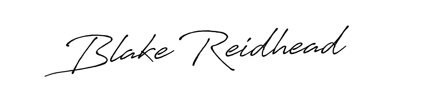 How to make Blake Reidhead name signature. Use Antro_Vectra_Bolder style for creating short signs online. This is the latest handwritten sign. Blake Reidhead signature style 7 images and pictures png