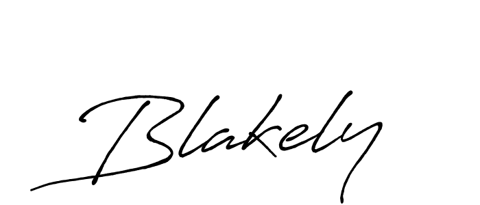 Design your own signature with our free online signature maker. With this signature software, you can create a handwritten (Antro_Vectra_Bolder) signature for name Blakely. Blakely signature style 7 images and pictures png