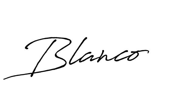 if you are searching for the best signature style for your name Blanco. so please give up your signature search. here we have designed multiple signature styles  using Antro_Vectra_Bolder. Blanco signature style 7 images and pictures png