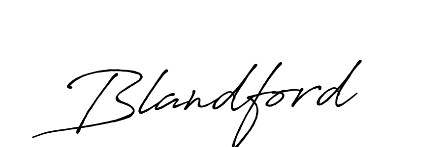 You should practise on your own different ways (Antro_Vectra_Bolder) to write your name (Blandford) in signature. don't let someone else do it for you. Blandford signature style 7 images and pictures png
