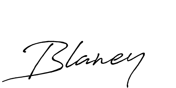 Create a beautiful signature design for name Blaney. With this signature (Antro_Vectra_Bolder) fonts, you can make a handwritten signature for free. Blaney signature style 7 images and pictures png
