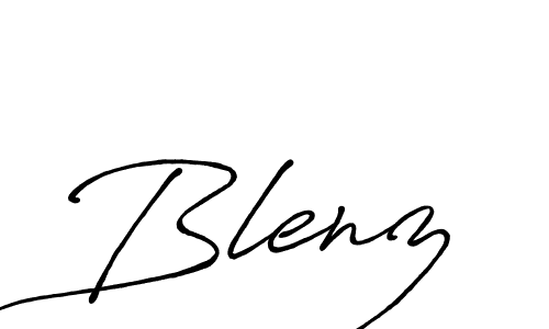 How to make Blenz signature? Antro_Vectra_Bolder is a professional autograph style. Create handwritten signature for Blenz name. Blenz signature style 7 images and pictures png