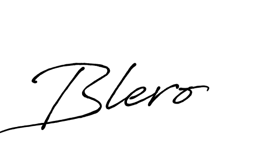 Make a beautiful signature design for name Blero. With this signature (Antro_Vectra_Bolder) style, you can create a handwritten signature for free. Blero signature style 7 images and pictures png