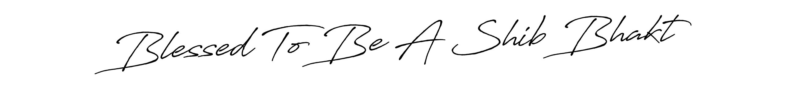 Make a beautiful signature design for name Blessed To Be A Shib Bhakt. Use this online signature maker to create a handwritten signature for free. Blessed To Be A Shib Bhakt signature style 7 images and pictures png