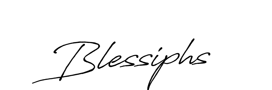 Blessiphs stylish signature style. Best Handwritten Sign (Antro_Vectra_Bolder) for my name. Handwritten Signature Collection Ideas for my name Blessiphs. Blessiphs signature style 7 images and pictures png