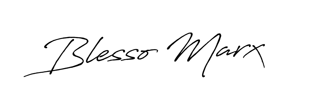 Once you've used our free online signature maker to create your best signature Antro_Vectra_Bolder style, it's time to enjoy all of the benefits that Blesso Marx name signing documents. Blesso Marx signature style 7 images and pictures png