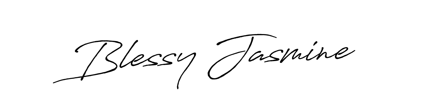 Make a short Blessy Jasmine signature style. Manage your documents anywhere anytime using Antro_Vectra_Bolder. Create and add eSignatures, submit forms, share and send files easily. Blessy Jasmine signature style 7 images and pictures png