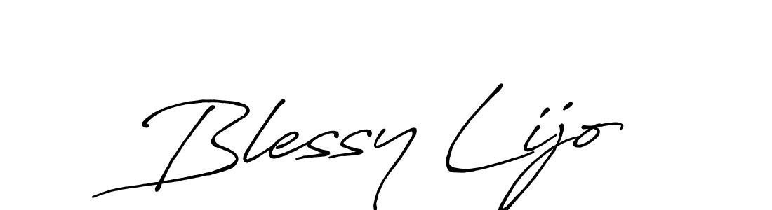 Make a short Blessy Lijo signature style. Manage your documents anywhere anytime using Antro_Vectra_Bolder. Create and add eSignatures, submit forms, share and send files easily. Blessy Lijo signature style 7 images and pictures png