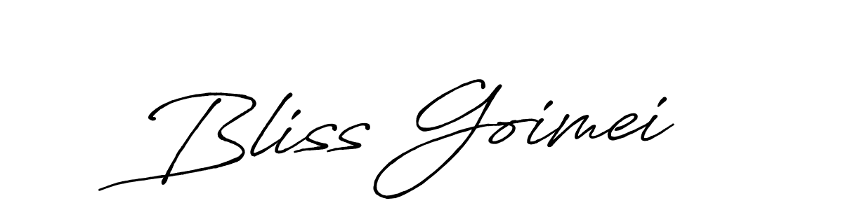 Here are the top 10 professional signature styles for the name Bliss Goimei. These are the best autograph styles you can use for your name. Bliss Goimei signature style 7 images and pictures png