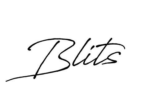 Create a beautiful signature design for name Blits. With this signature (Antro_Vectra_Bolder) fonts, you can make a handwritten signature for free. Blits signature style 7 images and pictures png