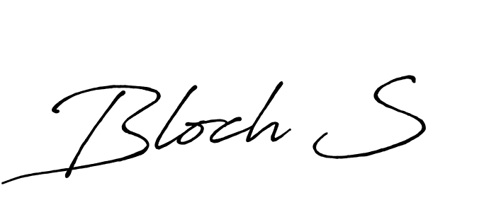 How to Draw Bloch S signature style? Antro_Vectra_Bolder is a latest design signature styles for name Bloch S. Bloch S signature style 7 images and pictures png