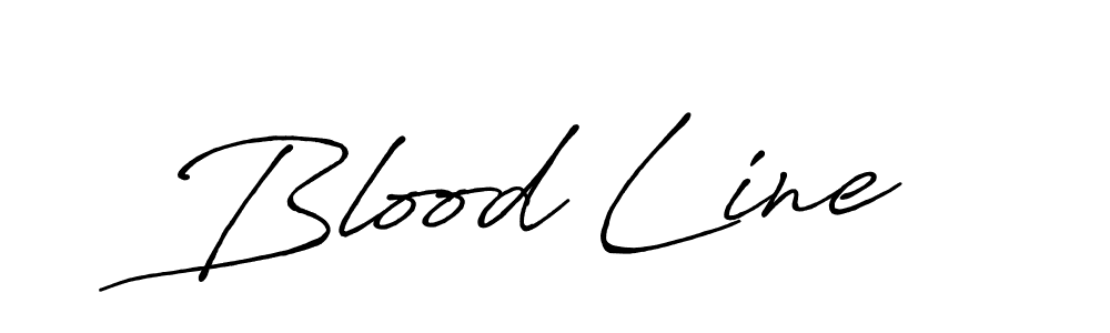 Create a beautiful signature design for name Blood Line. With this signature (Antro_Vectra_Bolder) fonts, you can make a handwritten signature for free. Blood Line signature style 7 images and pictures png